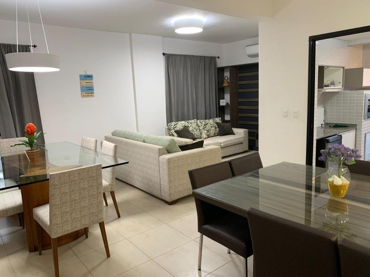 Flat em Pitangueiras - sacada gourmet, 3 dorms, limpeza diária e serv de praia Apartamento Guarujá Exterior foto