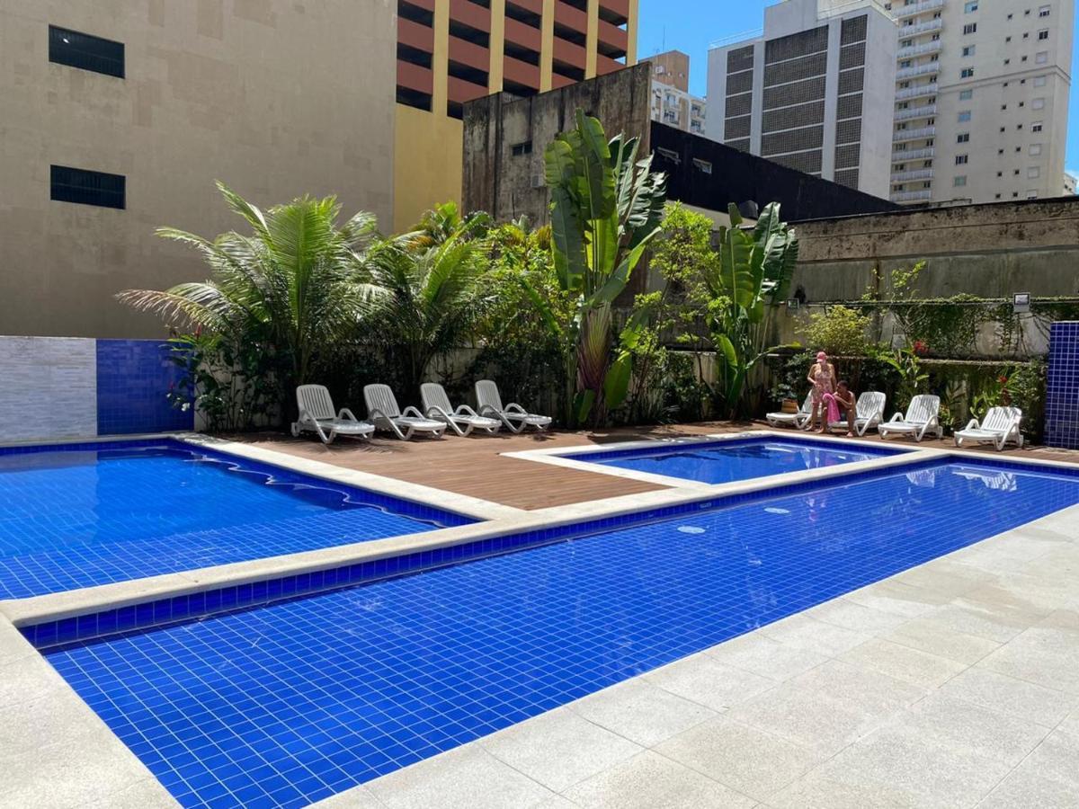 Flat em Pitangueiras - sacada gourmet, 3 dorms, limpeza diária e serv de praia Apartamento Guarujá Exterior foto